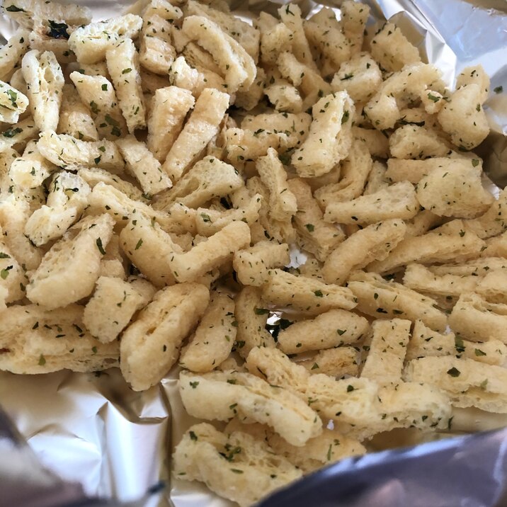 油揚げのポテトチップス風スナック★低カロリー!!